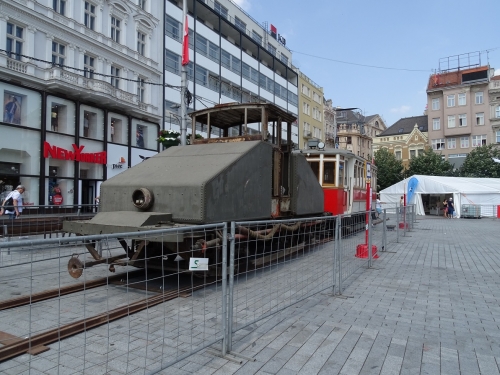 "Public Transport Nostalgia" Exhibition on Namesti Svobody, June 2019 - Zenon Moreau